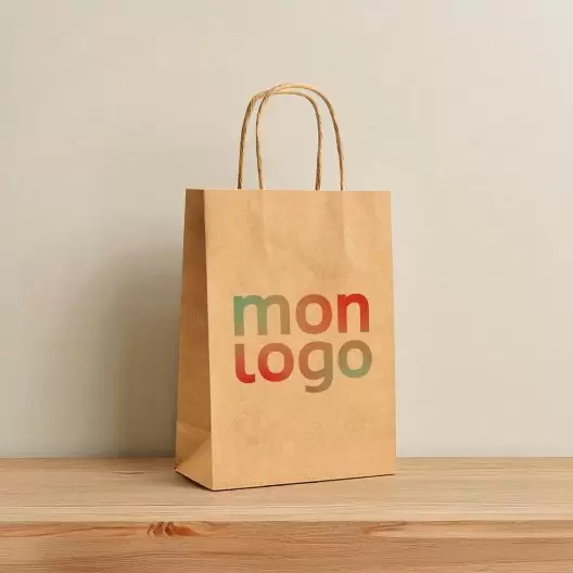 SAC KRAFT PERSONNALISE GRANDE QUANTITE 'TORSI 18X8X24'