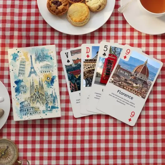 JEU DE 32 CARTES 100% PERSONNALISABLE 'KARTIX'
