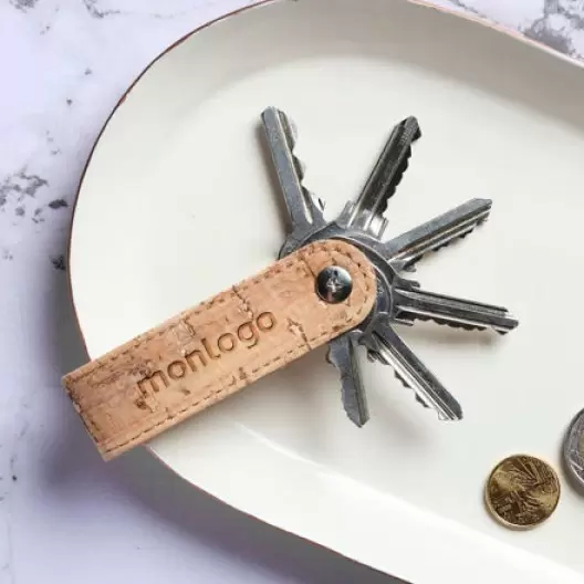 PORTE CLÉS LIÈGE PERSONNALISÉ 'LUFKY'