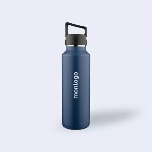 GOURDE PUBLICITAIRE ISOTHERME RECYCLE 600ML 'STOCH'