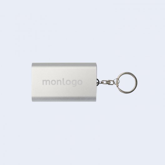 PORTE CLE BATTERIE 2000 MAH PERSONNALISE 'MINIBA'