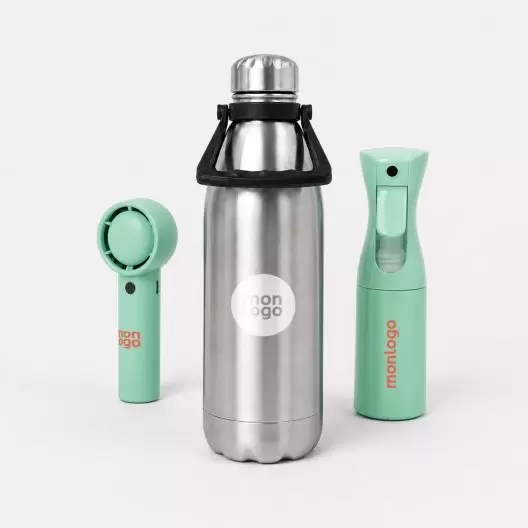 SET FRAICHEUR BOUTEILLE PERSONNALISABLE 'HYDRWA'