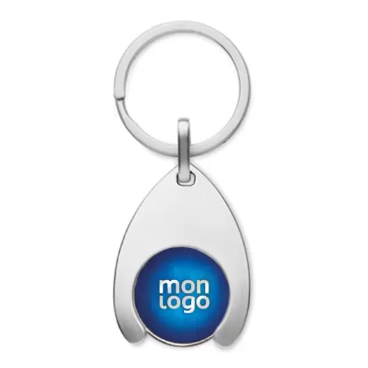 PORTE CLES JETON PERSONNALISE 'EUROMETAL PLUS SHAPE'