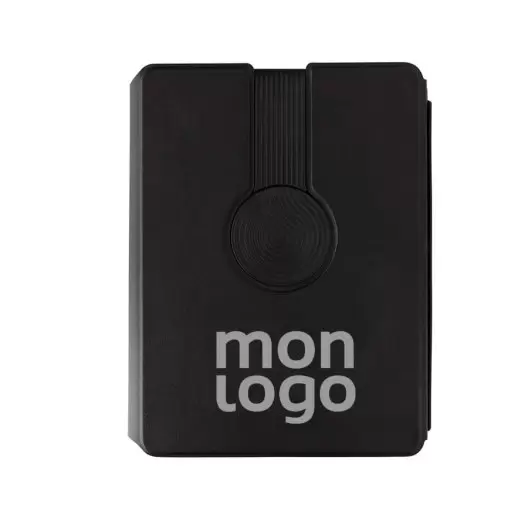 CARNET AVEC CHARGEUR EN PU RCS PUBLICITAIRE 'CHARBOOK'