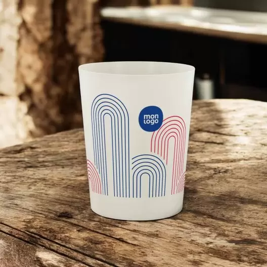 GOBELET PERSONNALISÉ RÉUTILISABLE BIO 12 CL 'BIOCUP' 