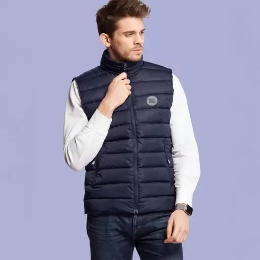 DOUDOUNE PUBLICITAIRE SANS MANCHES HOMME MUSTAGHATA® 'KYLE'