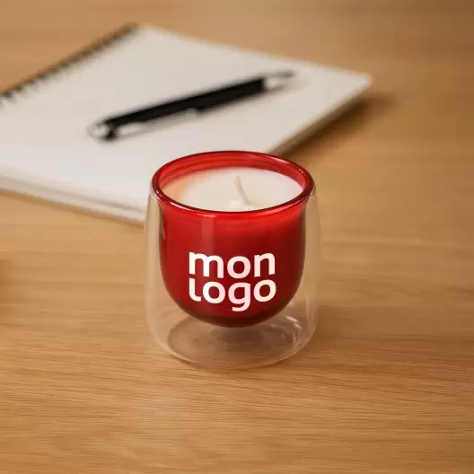 BOUGIE PARFUMEE PERSONNALISEE POT EN VERRE 'POTYL'