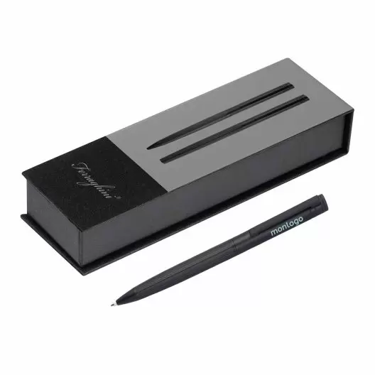 PARURE STYLO PERSONNALISABLE EN METAL 'TUNGASTO'