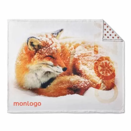 PLAID PERSONNALISE EN FLANELLE 280 GR/M2 'FLANI'