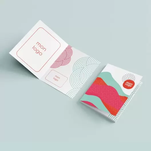 CARTE DE VOEUX PERSONNALISABLE 'NIBEL' A6