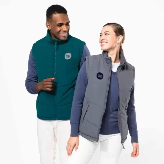 DOUDOUNE SANS MANCHES MIXTE PERSONNALISEE 'WORKO'