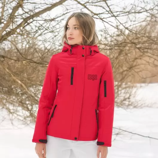 SOFTSHELL FEMME PERSONNALISABLE 'KARISOFT CAPUCHE'