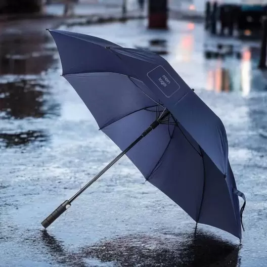 PARAPLUIE DROIT RPET PERSONNALISABLE 'RAVEN'