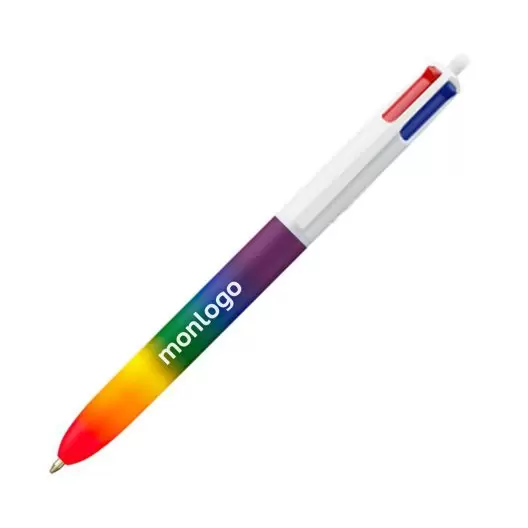BIC 4 COULEURS PERSONNALISABLE 'RAINBOW'