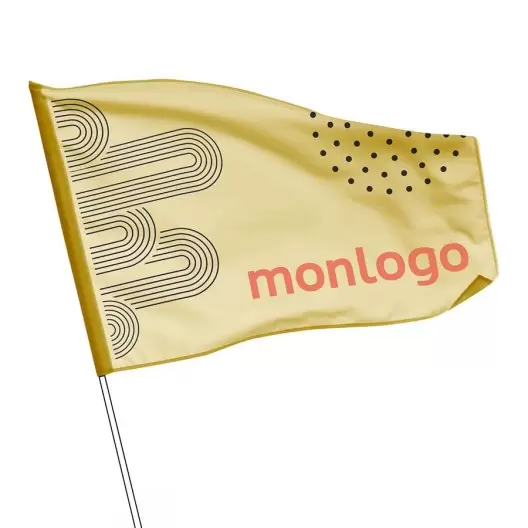 DRAPEAU XXL SANS HAMPE PERSONNALISABLE 'FANDRAP MAX'