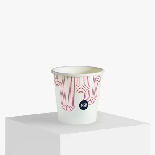 GOBELET CARTON 10CL PERSONNALISABLE 'KUPPO'