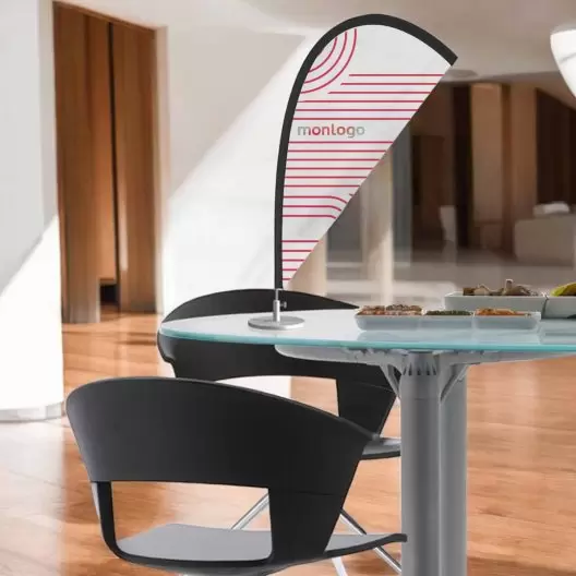 MINI ORIFLAMME DE TABLE PERSONNALISABLE 'TOLITO'