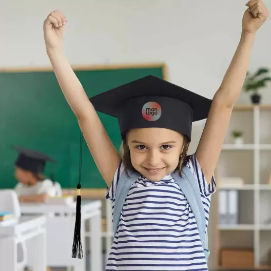 CHAPEAU DE DIPLOME ENFANT PERSONNALISABLE 'MASTER KID'