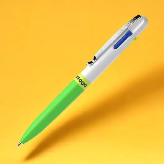 STYLO 4 COULEURS PERSONNALISABLE MIX&MATCH 'TAKE 4 NEON'