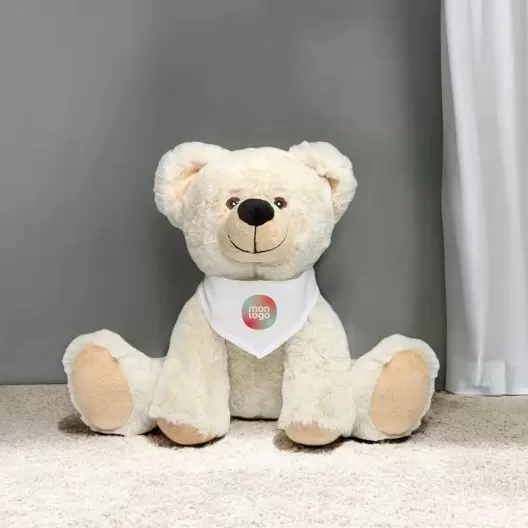 PELUCHE OURSON PERSONNALISABLE 'PADOU BANDANA'