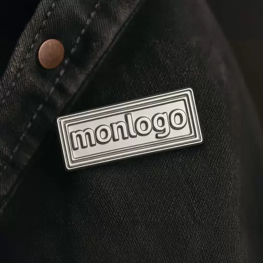 PINS PERSONNALISE A LA FORME EMAIL 'PINZ SILVER'