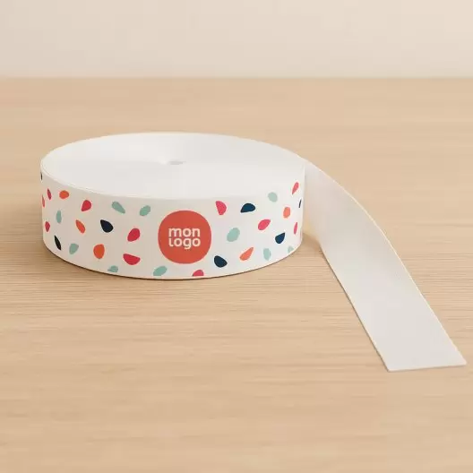 RUBAN CADEAU PERSONNALISE EU 20MM 100M 'RIBBON'