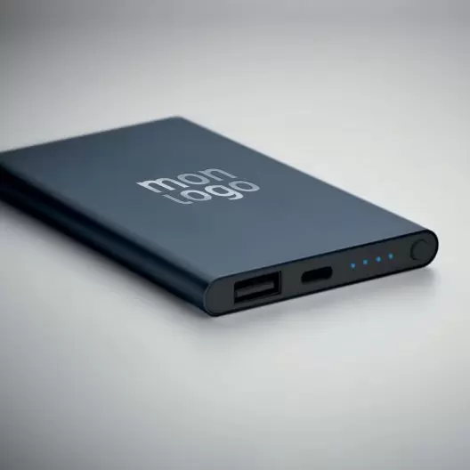 POWERBANK PERSONNALISABLE 4000MAH ALU RECYCLE 'POWERDOCK'