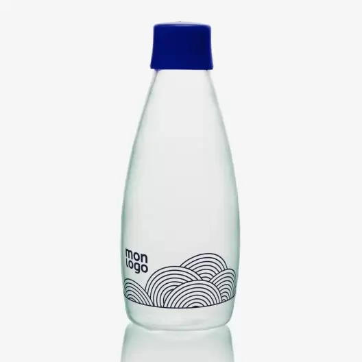 BOUTEILLE VERRE 800 ML PERSONNALISABLE 'GO 08'