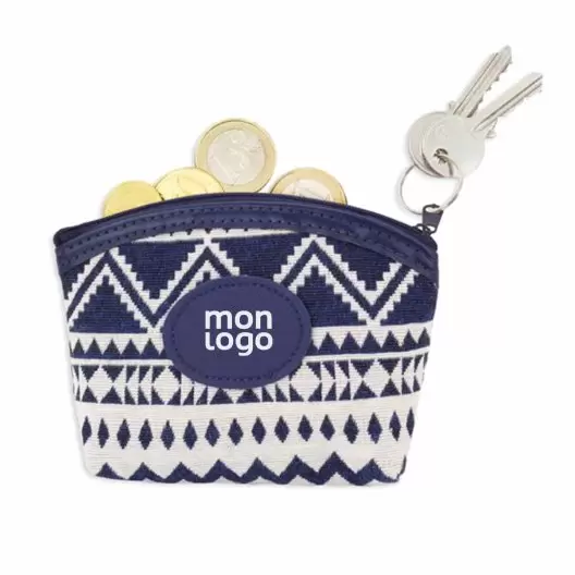 PORTE MONNAIE PERSONNALISE EN POLYESTER ET PU 'LIMA'