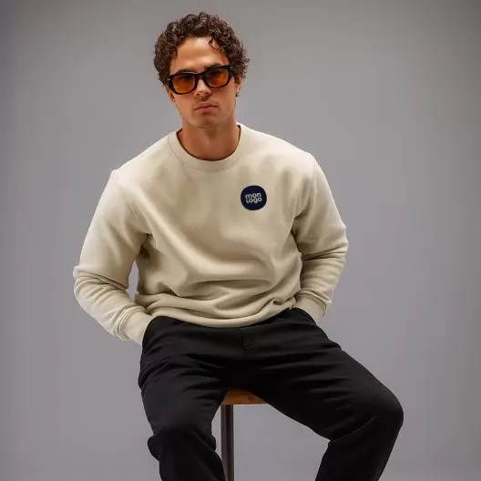 SWEATSHIRT MIXTE PERSONNALISABLE 'TS'