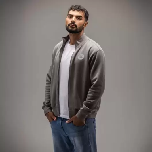 SWEAT ZIPPE HOMME PERSONNALISE 'TS'