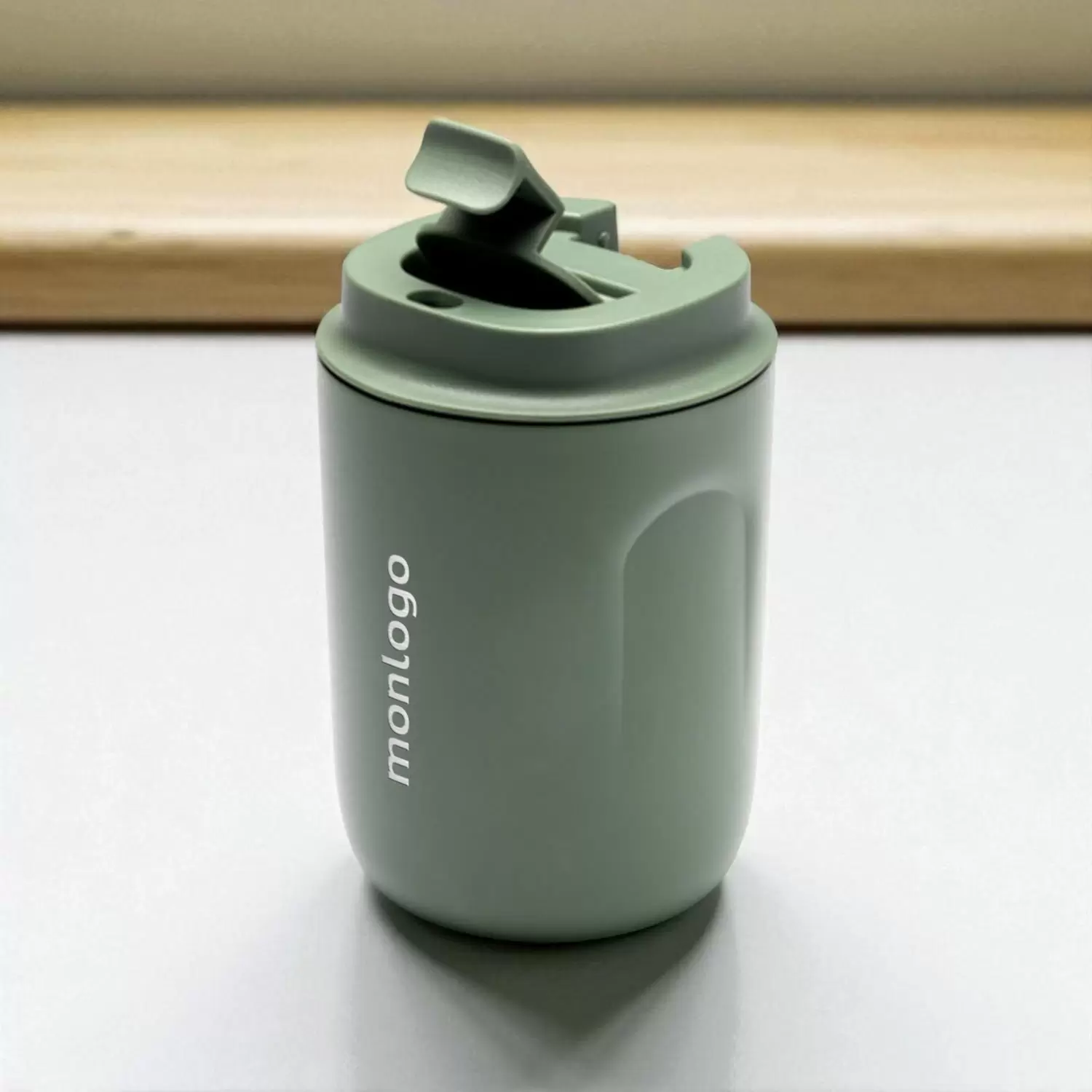 MUG ACIER ISOTHERME PERSONNALISABLE 250ML 'CLEROU' 