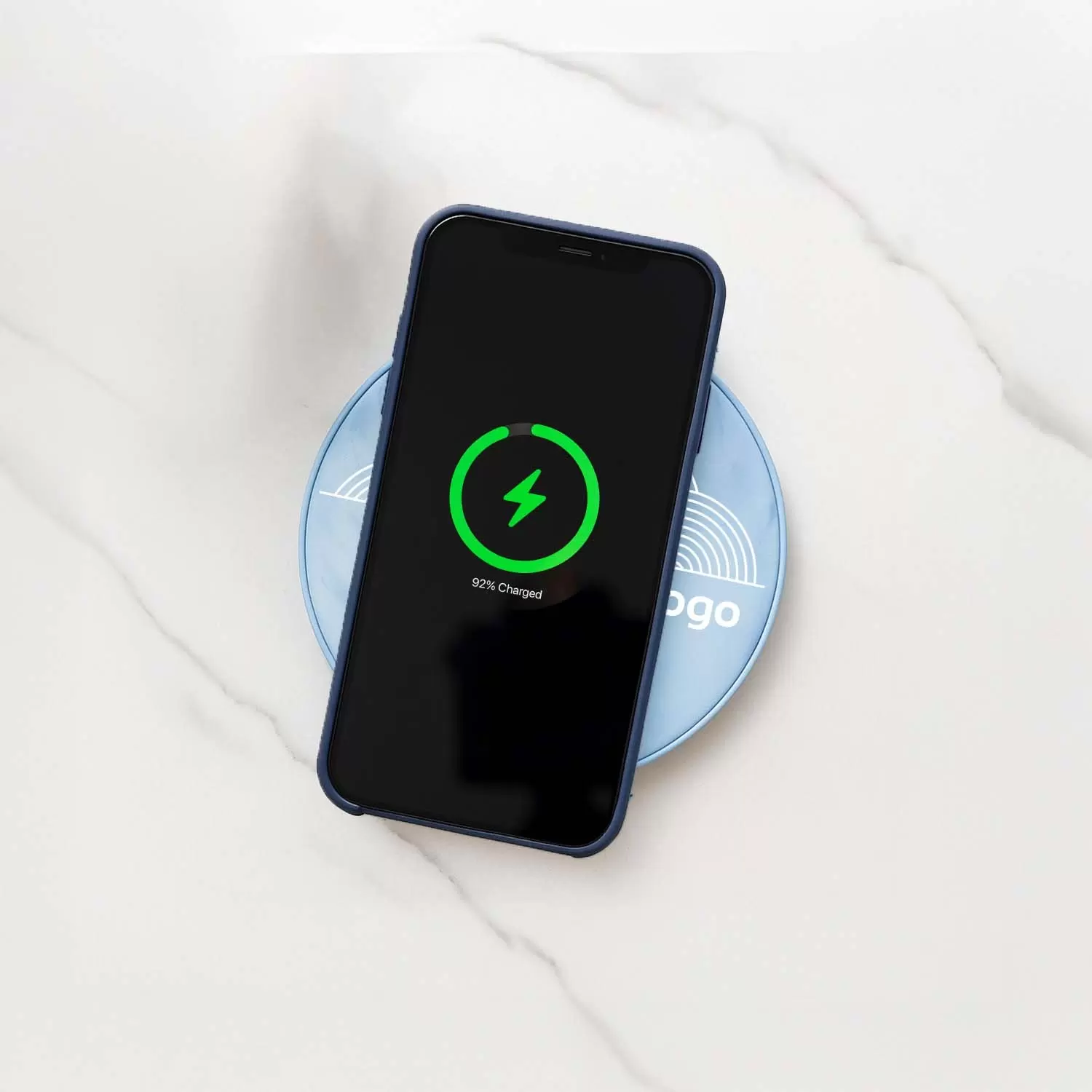 CHARGEUR INDUCTION RECYCLE PERSONNALISABLE 'CHARGCAP'