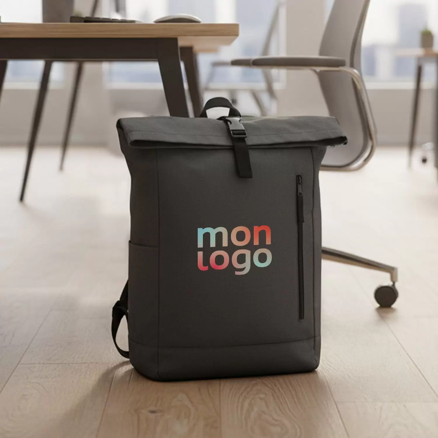 SAC A DOS ORDINATEUR 15" PERSONNALISABLE 'ZEBROS'