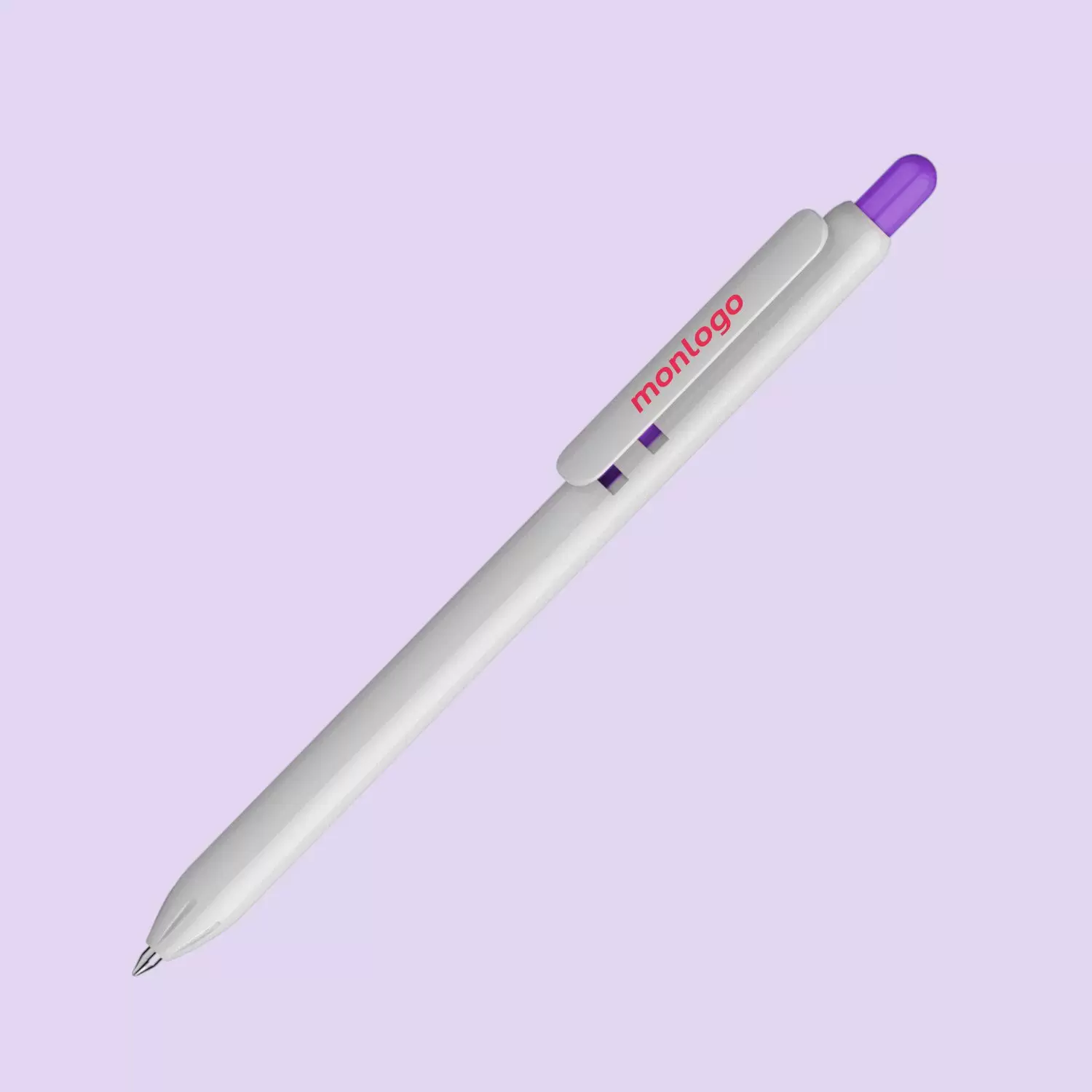 STYLO PERSONNALISE 'IRIS WHITE'