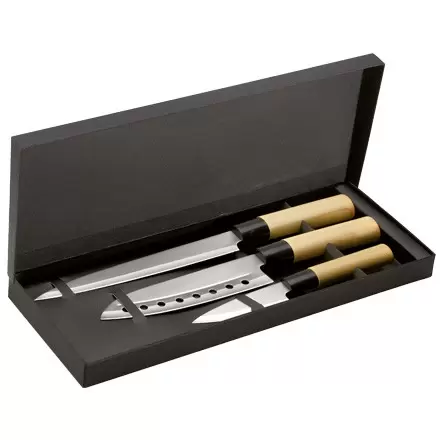 SET DE 3 COUTEAUX JAPONAIS