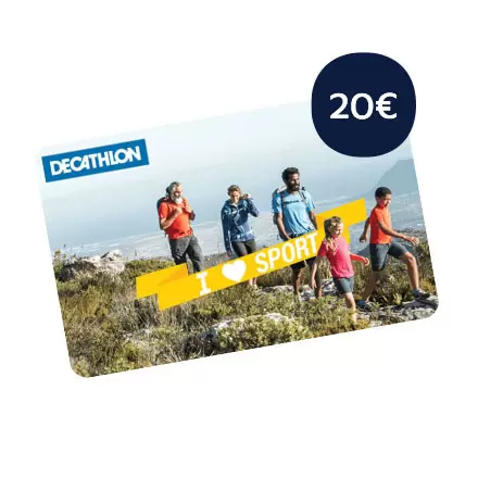 CARTE CADEAU DECATHLON 20€TTC