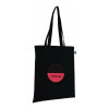 TOTE BAG ANSES LONGUES NOIR 'MARIETA' 110 GR/M² À 300 GR/M²