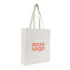 TOTE BAG COTON PERSONNALISABLE AVEC SOUFFLET 'LARGO'