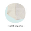 TOTE BAG COTON PERSONNALISABLE AVEC SOUFFLET 'LARGO'
