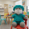 PELUCHE OURSON DOCTEUR PERSONNALISABLE 'CHIROURS'