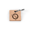 PORTE CLES ENGAGE EN BOIS PERSONNALISABLE 'SESAME'