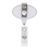 PORTE BADGE DEROULEUR PERSONNALISE 'DISTUBI OVALE'
