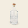 CARAFE PUBLICITAIRE EN VERRE BOUCHON BOIS 750ML 'POUPOI'
