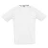 T SHIRT PERSONNALISÉ RESPIRANT HOMME 'SPORTY' BLANC 140 GR/M²