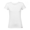TEE SHIRT PUBLICITAIRE FEMME BLANC ORIGINE FRANCE 'LOLA'