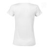 TEE SHIRT PUBLICITAIRE FEMME BLANC ORIGINE FRANCE 'LOLA'