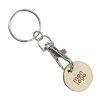 PORTE CLÉS JETON PUBLICITAIRE EN BOIS 'BEAVER'
