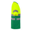 TEE SHIRT PERSONNALISABLE BICOLORE HAUTE VISIBILITÉ VELILLA® 'DISTO'