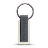 PORTE CLE PERSONNALISABLE EN PU ET ZAMAC 'COLTY'
